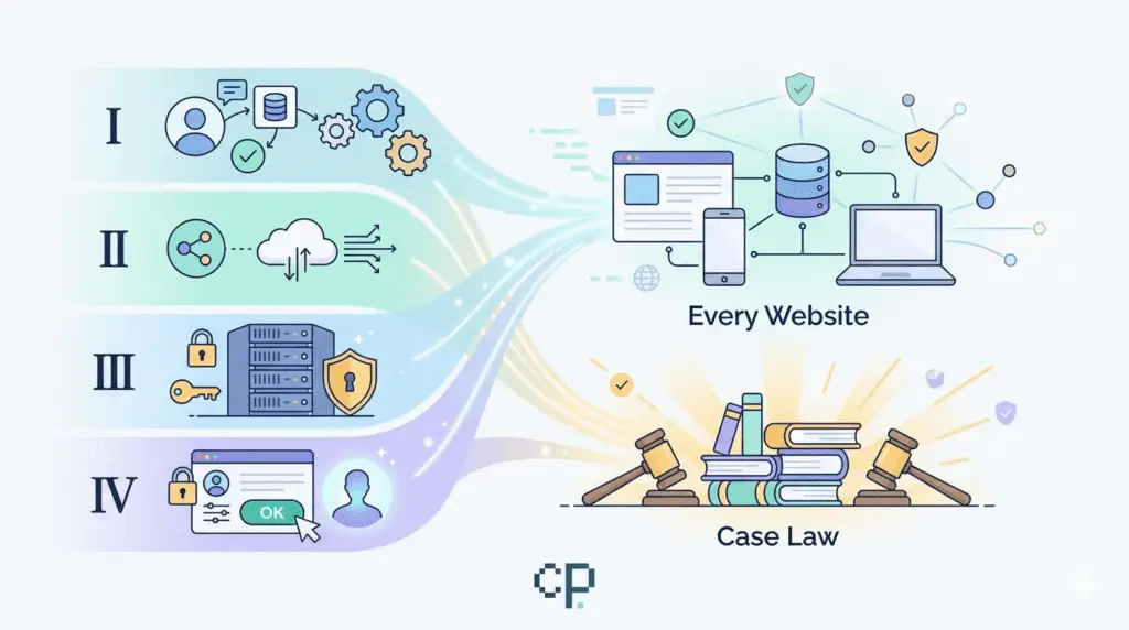 CIPA Section 631 Explained: The Four Clauses, the Case Law, and What They Mean for Every Website