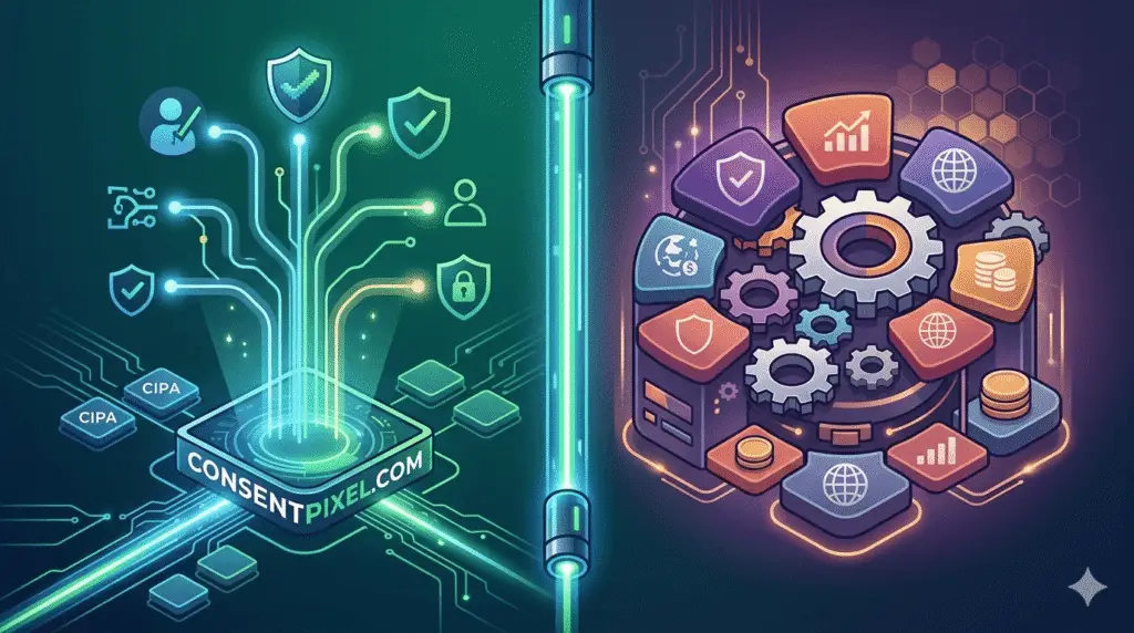 ConsentPixel vs Enzuzo: CIPA-First Consent vs All-in-One Privacy Platform