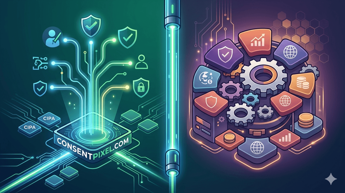 ConsentPixel vs Enzuzo: CIPA-First Consent vs All-in-One Privacy Platform