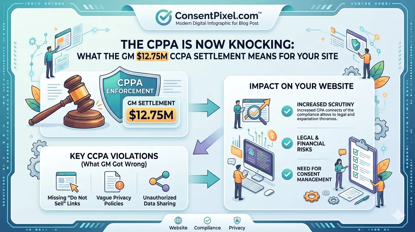 The CPPA Is Now Knocking: What the GM $12.75M CCPA Settlement Means for Your Site
