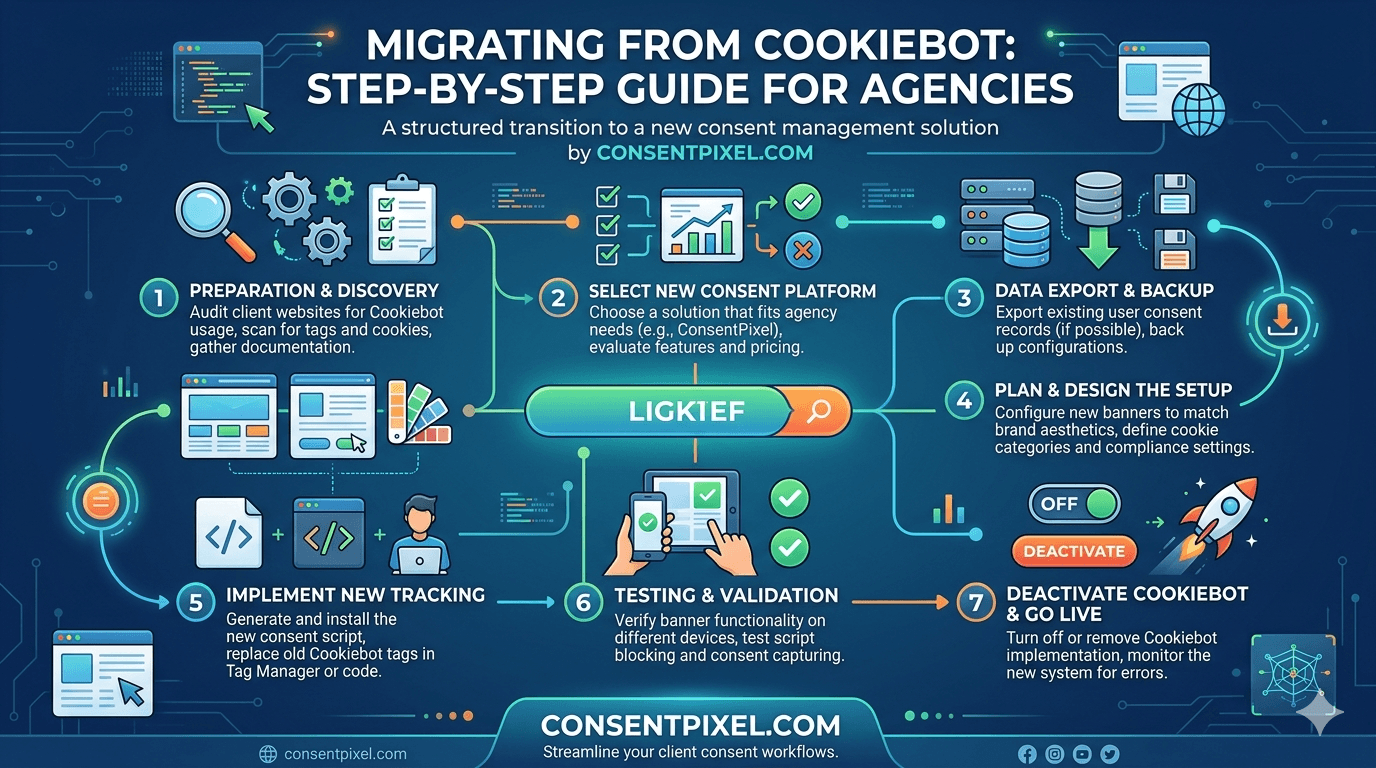 Migrating from Cookiebot: Step-by-Step Guide for Agencies