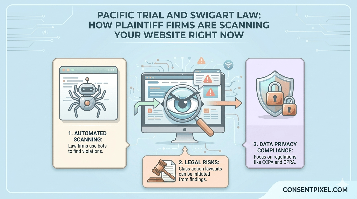 Pacific Trial and Swigart Law: How Plaintiff Firms Are Scanning Your Website Right Now