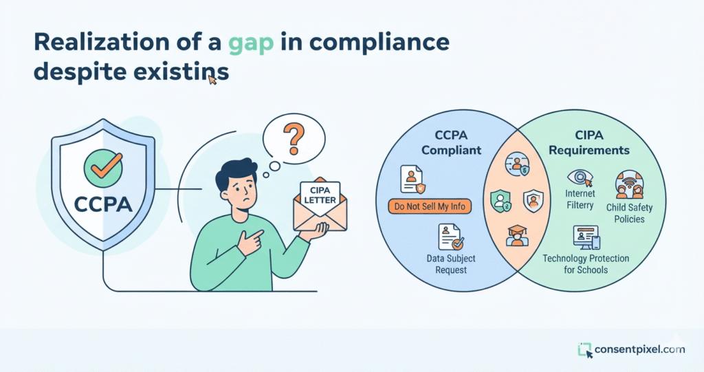 CCPA Compliant, but Still Got a CIPA Letter? You're Not as Covered as You Think