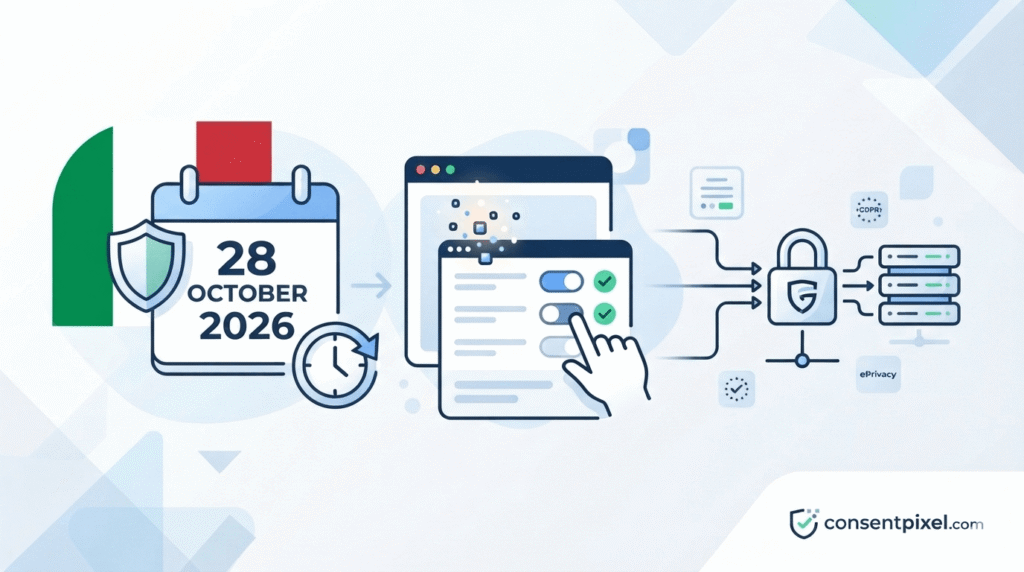 Italy's Garante Pixel Rules: The 28 October 2026 Deadline Explained