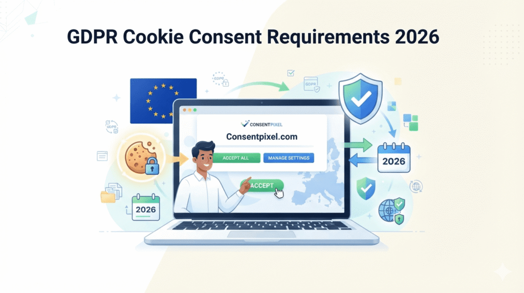 GDPR Cookie Consent Requirements 2026: What Every Website Serving EU Visitors Must Know