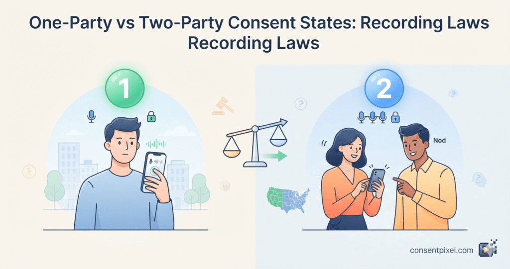 One-Party vs Two-Party Consent States: Recording Laws