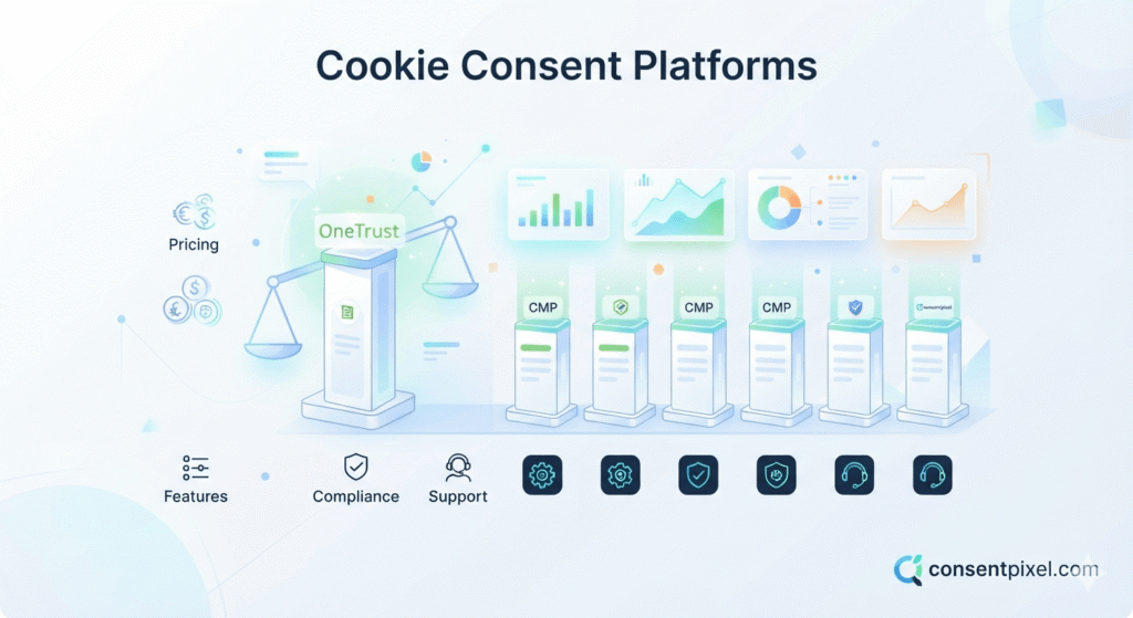 OneTrust Cookie Consent Pricing vs 7 CMPs Compared (2026)