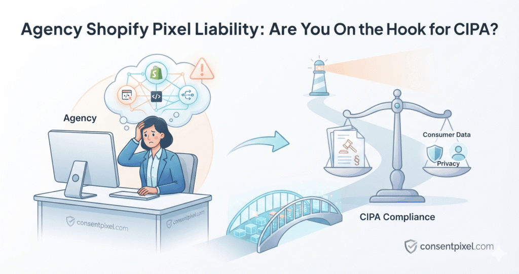 Agency Shopify Pixel Liability: Are You On the Hook for CIPA?