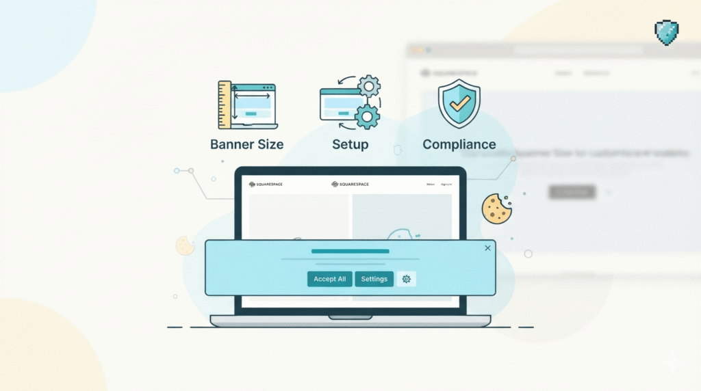Squarespace Cookie Banner: Compliant Setup, Sizing & Placement