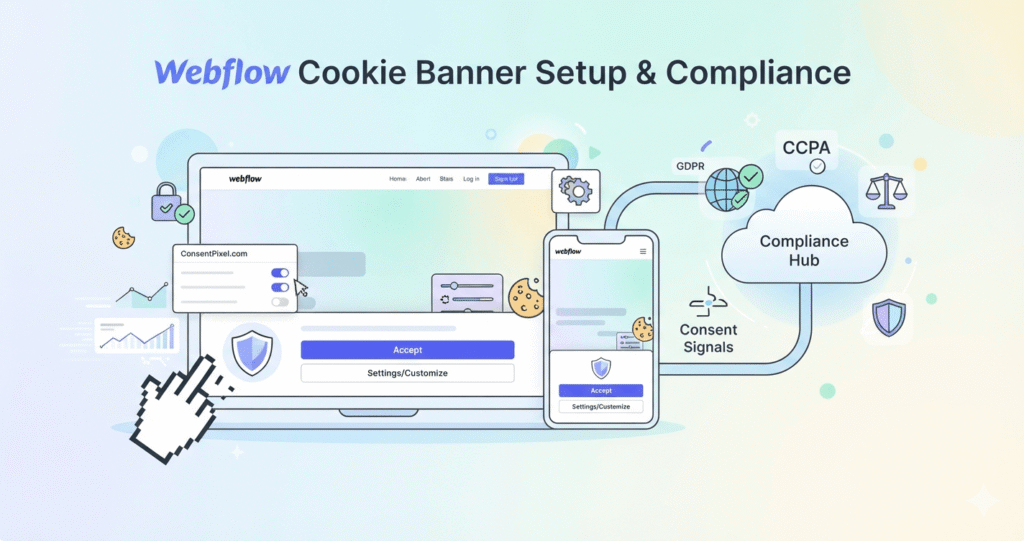Webflow Cookie Banner: Setup & Compliance