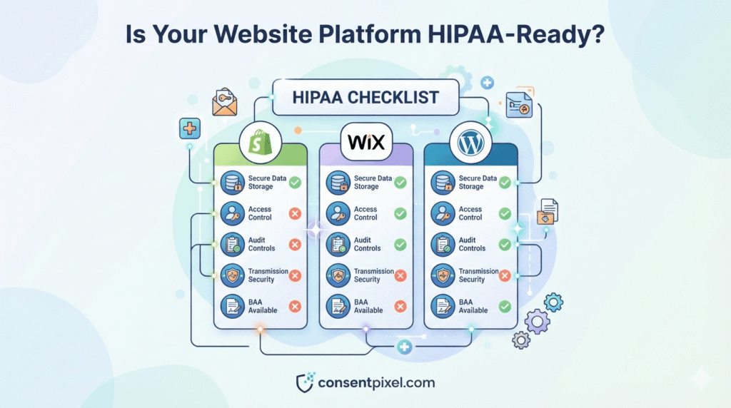 Is Your Website Platform HIPAA-Ready? (Shopify, Wix, WordPress)