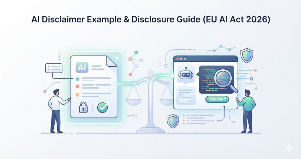 AI Disclaimer Example & Disclosure Guide (EU AI Act 2026)