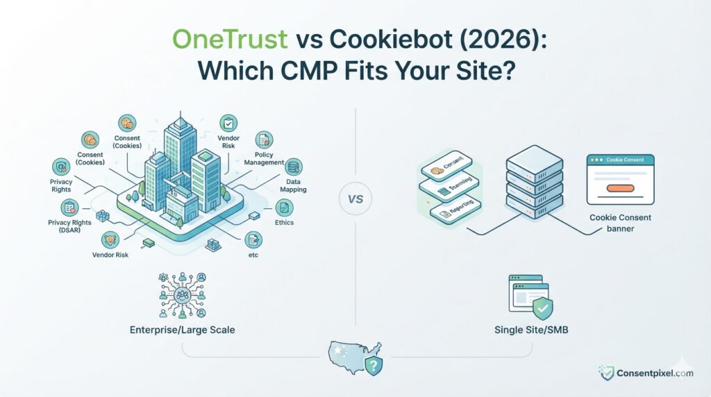 OneTrust vs Cookiebot (2026): Which CMP Fits Your Site?